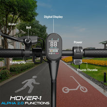 Load image into Gallery viewer, Foldable Electric Scooter with 450W Brushless Motor, 18 mph Max Speed, 10” Air-Filled Tires and 12 Mile Range
