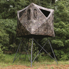 Load image into Gallery viewer, Guide Gear 6' Quad Pod Hunting Tower Blind, 2-3 Man Stand Elevated, Hunting Gear Equipment Accessories, 6x6' RT APX
