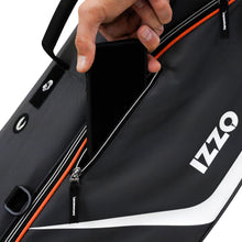 Load image into Gallery viewer, Izzo Golf Ultra-Lite Stand Golf Bag with Dual-Straps &amp; Exclusive Features, Grey/Orange, 3.2 pounds
