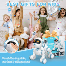 Load image into Gallery viewer, Robot Dog, Remote Control Dog Robot for Kids with Head Touch Sensing and Music Function, Programmable Interactive Funny Toy
