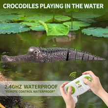 Load image into Gallery viewer, Remote Control Crocodile Toys, RC Shark Pool Toys for Kids Ages 4-8, 2.4GHz Remote Control Alligator Water Toys
