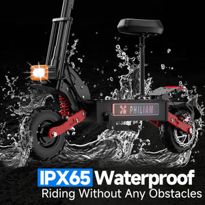 6000W Dual Motor Electric Scooter for Adults, 55+ MPH Adult Escooter, 70-Mile Range, 60V 38Ah Battery, Hydraulic Brakes, Off-Road