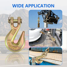 Load image into Gallery viewer, Moafaye 3/8" Chain Hook, Clevis Grab Hooks for Truck, Trailer, Fishing Boat
