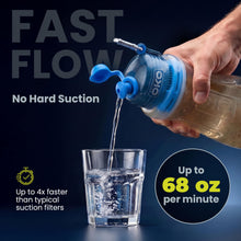 Load image into Gallery viewer, OKO ÖKOH2O Purification Water Bottle with Advanced Filtration, Moss, 33.8oz
