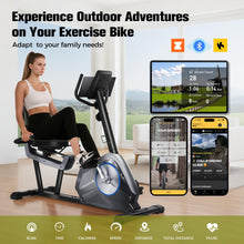 Load image into Gallery viewer, Recumbent Exercise Bike for Adult and Seniors,LUXECYCLES Stationary Bike,400 lbs Capacity
