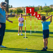 Load image into Gallery viewer, Burbell 4 Pack Golf Flag 6ft Cup Set Putting Green Red Flags for Yard

