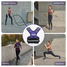 Load image into Gallery viewer, ZELUS Weighted Vest for Men and Women, 11-20lb, Violet
