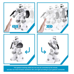 Remote Control Robot Toy for Kids | Rechargeable Smart Programmable RC Robot with 2.4Ghz Gesture Sensing