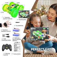 Load image into Gallery viewer, Amphibious Remote Control Car,4WD Waterproof RC Cars, Remote Control Boat,360°Rotation,180°Flip with Led Lights
