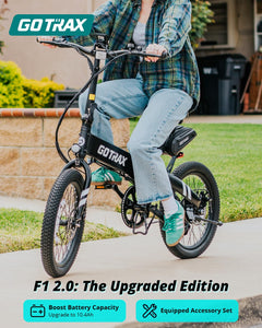 20" Electric Bike, Max Range 50 Miles & 20Mph Power by 350W, LCD Display & 5 Pedal-Assist Levels, Adult Folding Bike