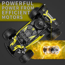 Load image into Gallery viewer, 1:16 Scale RC Car for Kids, 2.4GHz High-Speed Electric Monster Truck, 20km/h, Dual 1000mAh Rechargeable Batteries
