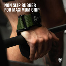 Load image into Gallery viewer, Gymreapers Weight Lifting Grips (Pair)  (Green, Small)
