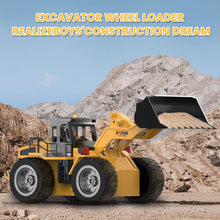 Load image into Gallery viewer, RC Bulldozer RC Vehicles Construction, Remote Control Bulldozer Kids Toys, 2.4G Radio Wireless 4WD Rear-Mounted
