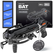 Load image into Gallery viewer, BALLISTA BAT Compound Mini Crossbow with Magazine, 300 FPS, 130 lb
