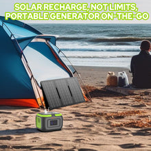 Load image into Gallery viewer, Portable Power Station 120W, 97.6Wh Backup Battery Solar Power Bank Generator with AC Outlets &amp; USB-C Input,Portable Battery Pack Lightweight for Camping Travel RV Van(without Solar Panel)
