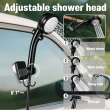 Load image into Gallery viewer, Motivekit™ Portable Camping Shower | 6.6 Gallons Foldable Bucket, 6000mAh Shower Pump, 6' 7" Shower Head, 1500W Immersion Heater, Summer Beach Outdoor Showering Hiking Pet Bath RV Car Wash Water Plant
