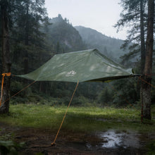 Load image into Gallery viewer, Night Cat Triangle Hammocks 2-Persons: Lay Flat 3 Point Hammock Tent with Bug Net Rainfly 13ft 440 LBS
