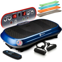 Load image into Gallery viewer, Lifepro Waver Vibration Plate Exercise Machine – High-Intensity Vibration Plate for Lymphatic Drainage – Full-Body Workout Vibrating Platform with Loop Bands – Fitness Equipment for Strength &amp; Toning

