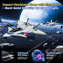 Load image into Gallery viewer, DEERC 4CH Brushless RC Plane,Sci-Fi Remote Control Jet Hobby Airplane with LED Lights
