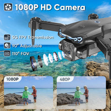 Load image into Gallery viewer, X-shop Foldable Drone with 1080P Camera for Beginners &amp; Kids, FPV RC Quadcopter Toys
