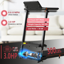 Load image into Gallery viewer, Hccsport Treadmill with 9% Incline - TouchScreen without remote
