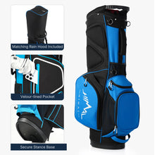 Load image into Gallery viewer, GoHimal 14-Way Lightweight Golf Stand Bag with Multiple Pockets Blue
