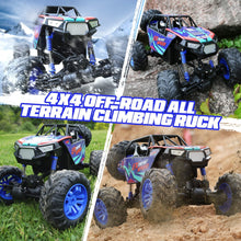 Load image into Gallery viewer, Large 1:8 Scale Upgraded RC Cars Remote Control Car for Adults Boys, Off Road Monster Truck with Realistic Sound, 2.4Ghz 4WD
