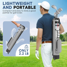 Load image into Gallery viewer, Findway Golf Stand Bag, Small Golf Bag for The Driving Range, Par 3 and Executive Courses, Lightweight Golf Club Carry Bag with Ball Holder and Pockets for Men Women
