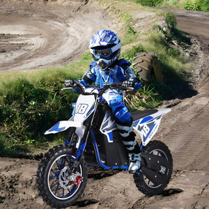 Dirt Bike, Electric Motocross Dirt Bike with Speeds up to 15.5 MPH for Uphill and Off-Road Conditions, Support Up to 150 LBS