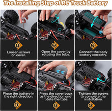 Load image into Gallery viewer, 1:16 Brushless RC Car Remote Control Truck for Adults, Max 45mph 4WD High Speed Off-Road Remote Control Cars for Teens Kids Gifts
