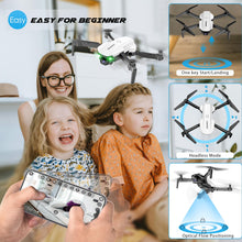 Load image into Gallery viewer, Drone With Camera 1080P for Kids And Adults, RC Quadcopter With Altitude Hold, Mini Drone With One Key Start, Waypoint Fly, Headless Mode
