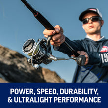 Load image into Gallery viewer, Penn Pursuit V Spinning Fishing Reel, Size 3000, Corrosion-Resistant Graphite Body, Lightweight Aluminum Superline Spool, HT-100 Drag System
