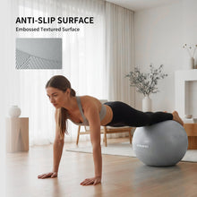 Load image into Gallery viewer, FITMIND Extra Thick Yoga Ball with Training Instruction, Anti-Burst Slip Resistant Exercise Ball
