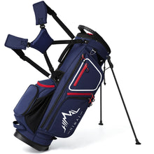 Load image into Gallery viewer, GoHimal 14-Way Lightweight Golf Stand Bag with Multiple Pockets Navy Blue
