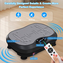 Load image into Gallery viewer, XIHEIMA Vibration Plate Exercise Machine for Lymphatic Drainage, Whole Body Fitness Workout Equipment Stand Shake Board Sport Gym for Weight Loss Fat Burner for Women Men (Black)
