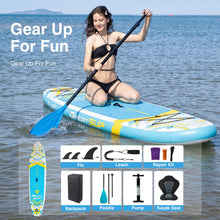 Load image into Gallery viewer, 11' Inflatable Paddle Board with Kayak Seat for Adults
