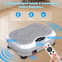 Load image into Gallery viewer, XIHEIMA Vibration Plate Exercise Machine for Lymphatic Drainage, Whole Body Fitness Workout Equipment Stand Shake Board Sport Gym for Weight Loss Fat Burner for Women Men (White)
