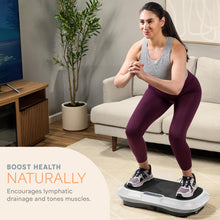 Load image into Gallery viewer, Lifepro Waver Vibration Plate Exercise Machine – High-Intensity Vibration Plate for Lymphatic Drainage – Full-Body Workout Vibrating Platform with Loop Bands – Fitness Equipment for Strength &amp; Toning
