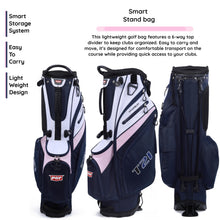 Load image into Gallery viewer, PGF T21 Ladies' Complete Golf Club Package Set [17-Piece][Blackpink][Hand: Right] [Length: Standard]
