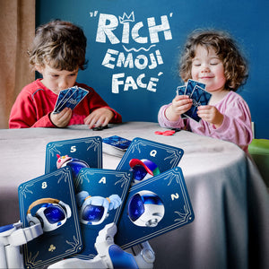 Programmable Robot with APP Control, Remote Control, Gesture Sensing Control, Rechargeable Robots Toys, Blue