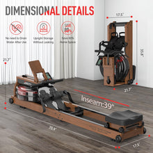 Load image into Gallery viewer, JOROTO Water Rowing Machines for Home - Without Expert Assembly

