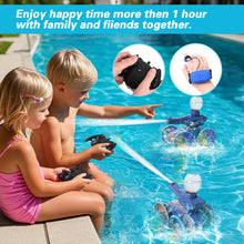Load image into Gallery viewer, Amphibious Remote Control Truck, Shoot Water Tank RC Cars for Boys, 2.4G Off Road Hand Controlled

