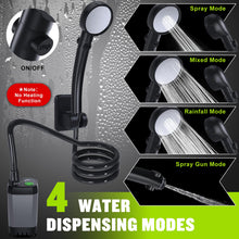 Load image into Gallery viewer, Spopal Portable Shower for Camping, [Long-Lasting] 6000mAh Rechargeable(GY)
