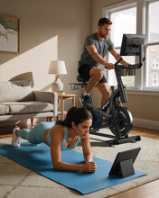 Load image into Gallery viewer, MERACH Exercise Bike, Brake Pad Stationary Bike with Exclusive App-Orange
