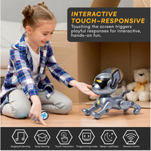 Load image into Gallery viewer, Top Race Robot Dog Toy - Interactive Fun and Educational STEM Remote Control Robot Toy for Kids - Dark Grey
