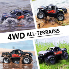 Load image into Gallery viewer, Waterproof Monster Trucks for Boys, 2.4G Amphibious Rc Car, 1:16 Scale All-Terrain Rc Boat for Boys &amp; Adults, 4WD, Orange
