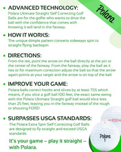 Load image into Gallery viewer, Polara Extra Spin Self-Correcting Golf Balls, White, 12 Pack
