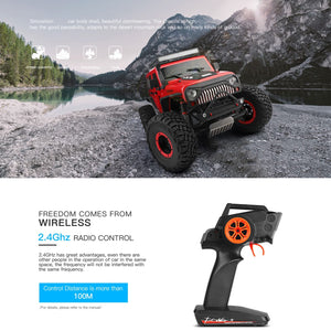 1:10 Scale RC Crawler - 4x4 Offroad Crawler Remote Control Truck for Adults and Kids - RC Car