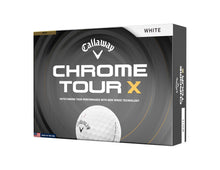 Load image into Gallery viewer, Callaway Golf Chrome Tour X 2026 Golf Balls(White,One Dozen)
