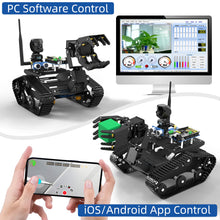 Load image into Gallery viewer, Smart Robot Car Kit with Robotic Arm HD Camera for Mega 2560, Utility Intelligent Tank Chassis Robotics Vehicle

